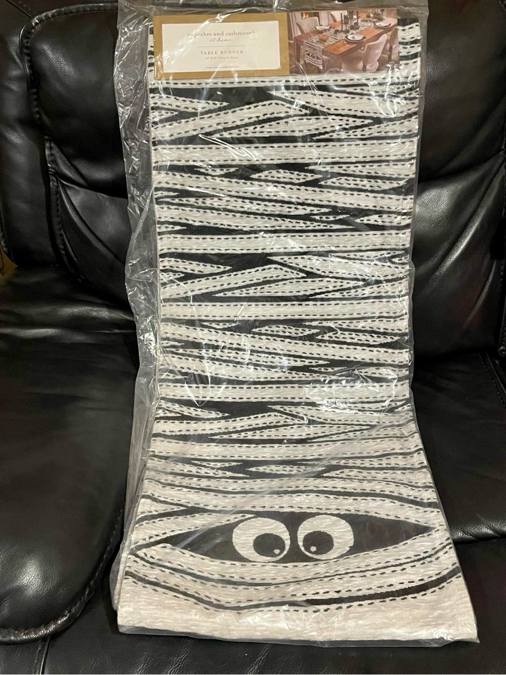 Halloween Cupcakes and Cashmere Mummy Table Runner